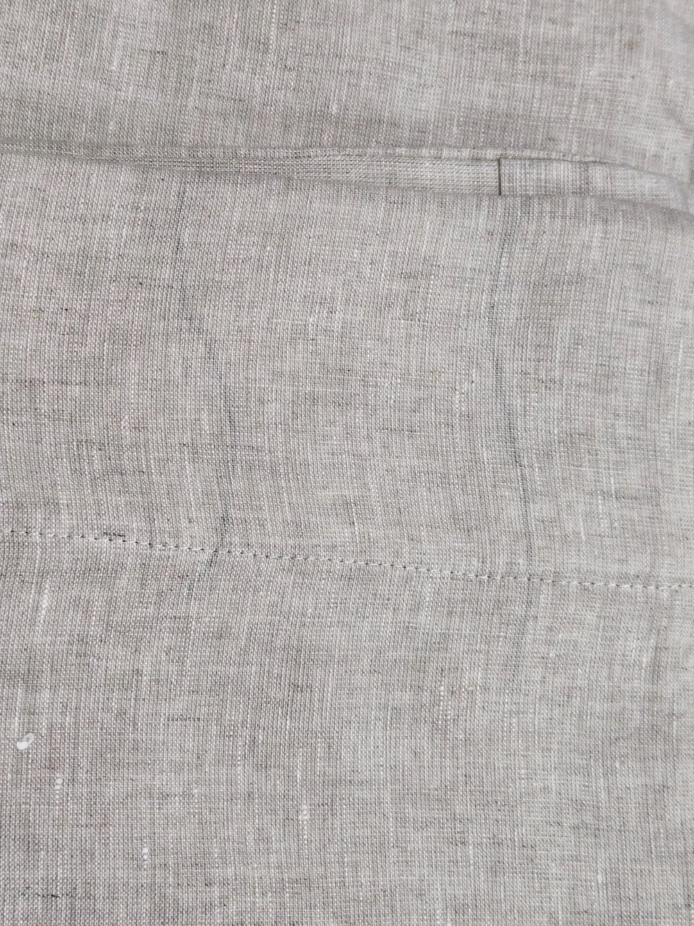 NWT QUINCE Set Of 2 48x96 European Linen True Blackout Curtains Flax 9755